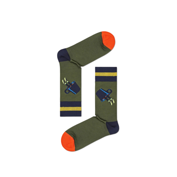HAPPY SOCKS Coffee - Khaki (PAT01-7500)