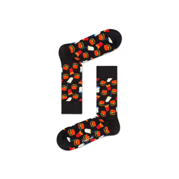 Happy Socks Hamburger - Black (HAM01-9050)
