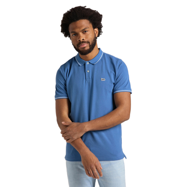 LEE Pique Polo for Men - Blue Union (L61ARLUF)