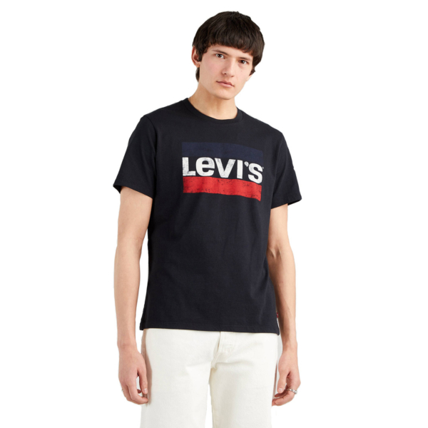 Levi's® 84 Sportswear Logo Tee - Black Stonewashed (39636-0050) 