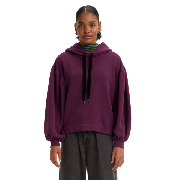 Levi’s® Akane Ruched Women Hoodie - Forest Plum (A4758-0002)