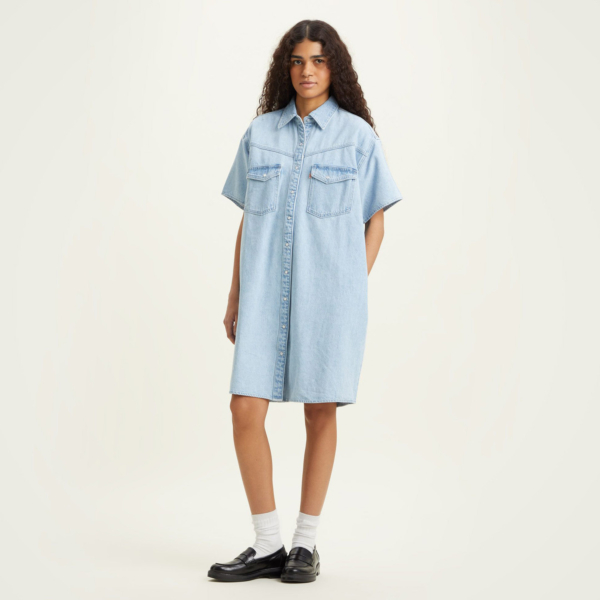 Levi’s® Elowen Western Denim Dress - Light Stonewash (A3344-0001)