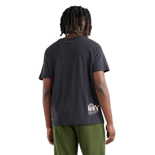 Levi's® Reflective Poster Logo Relaxed Tee - Caviar (16143-0401)