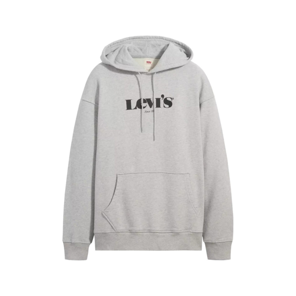 Levi’s® Relaxed Graphic MV Logo Hoodie - Heather Grey (38479-0040)