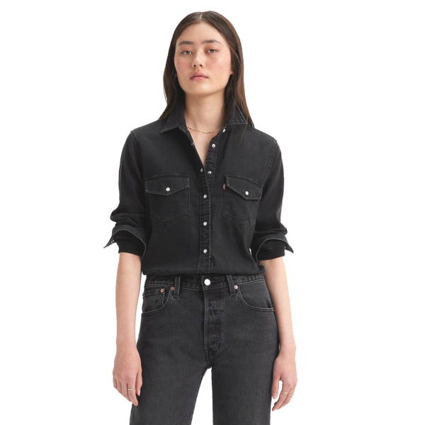 Levi’s® Essential Western Denim Shirt - Night Is Black (16786-0004)