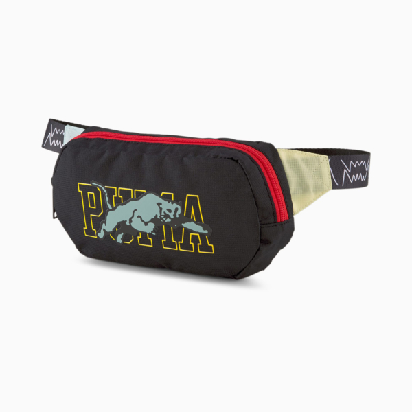 Puma Basketball Waist Bag - Black/ High Risk Red (078559-02)