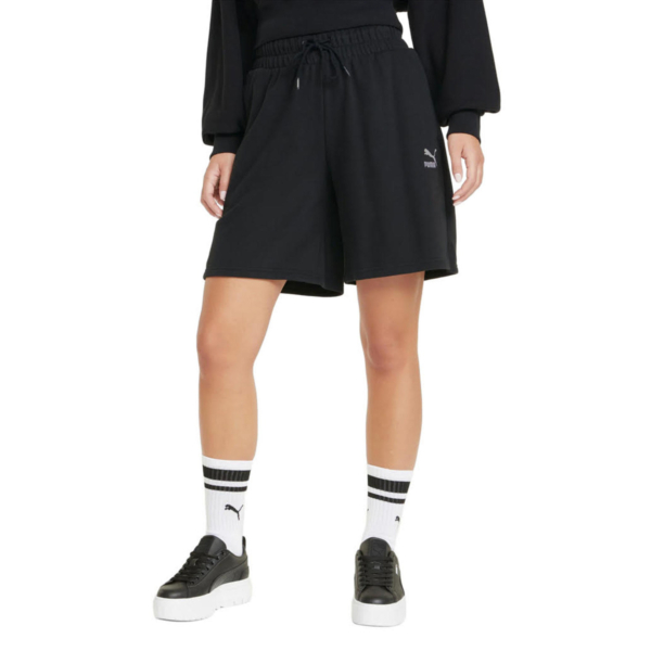 PUMA Classics High Waist Shorts - Black (533514-01)