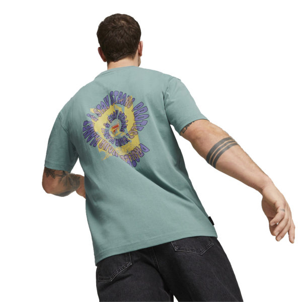 Puma Downtown Graphic Tee - Adriatic (539181-84)