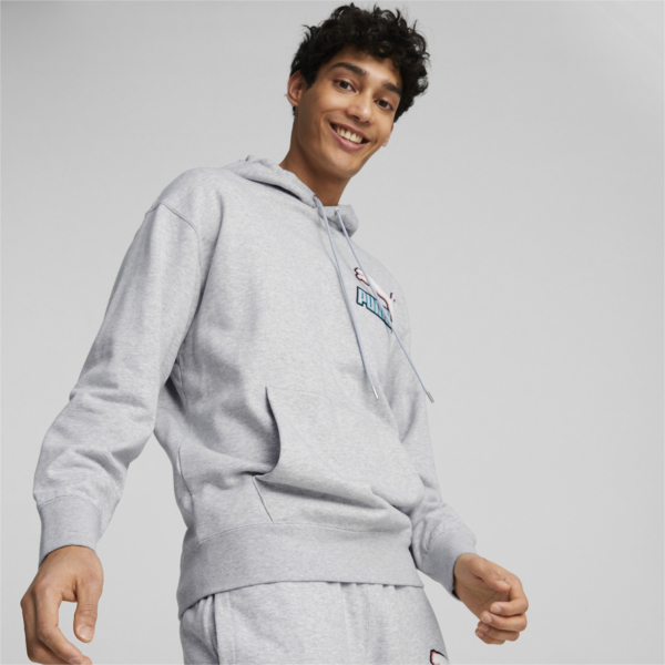 Puma Fandom Men Hoodie - Gray Heather (536114-04)