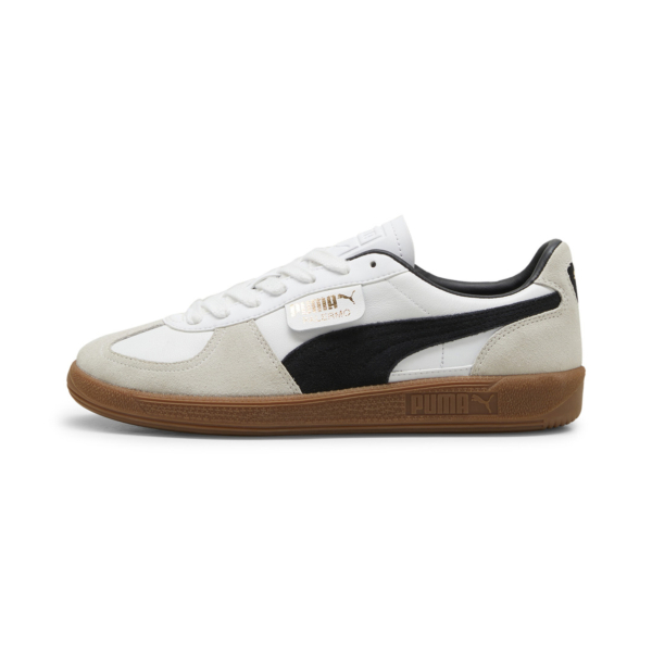 Puma Palermo Leather Sneakers - White/ Vapor Gray (396464-01) 