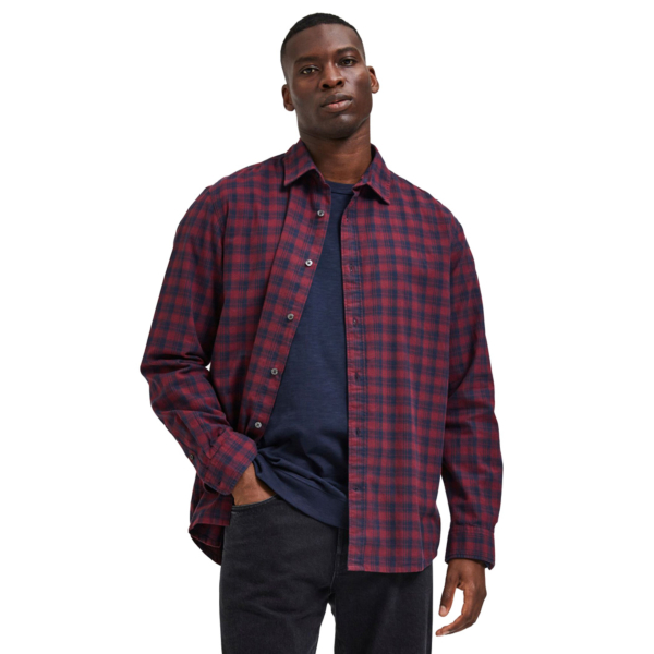 Selected Checked Men Shirt (16086515-SkyCaptain)