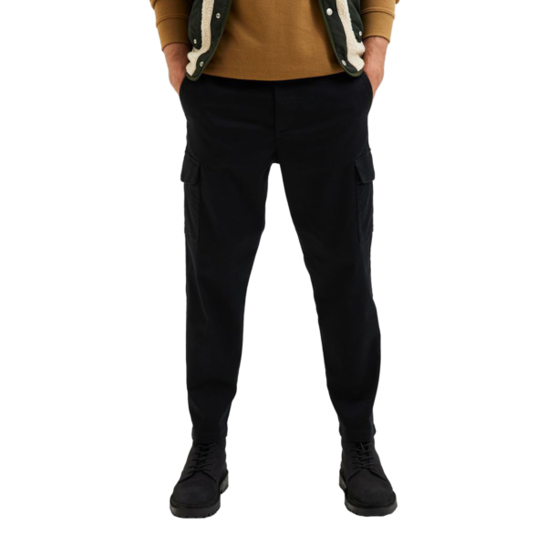 SELECTED Gainford Cargo Tapered Pants (16080539-Black)