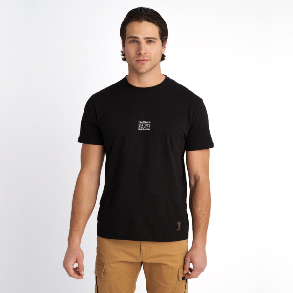 Staff Fitz Graphic Men’s Tee - Black | Slim Fit (64-016.053.N0090) 