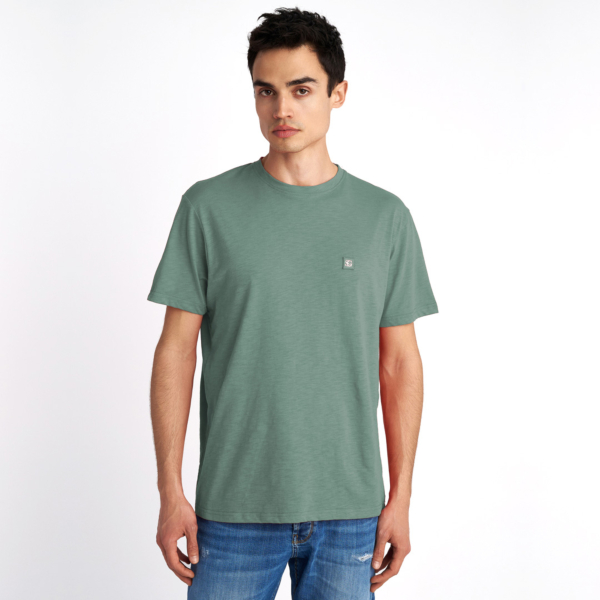 Staff Ikaros Men’s Tee - Sage Green | Slim Fit (64-018.053.N0215)