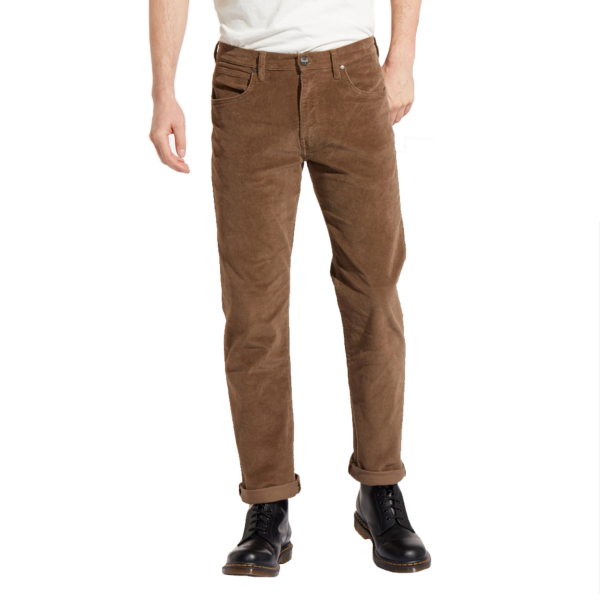 WRANGLER Arizona Cord Trousers Regular - Teak (W12OEC455)