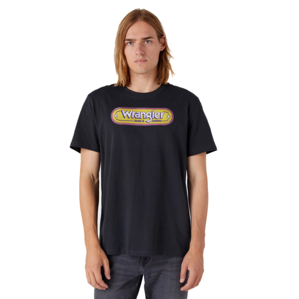 Wrangler Branded Men Tee - Faded Black (W773EEXV6)