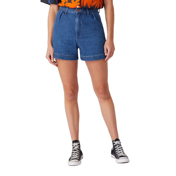 WRANGLER Mom Denim Shorts - Lake Side (W23EZB26K)