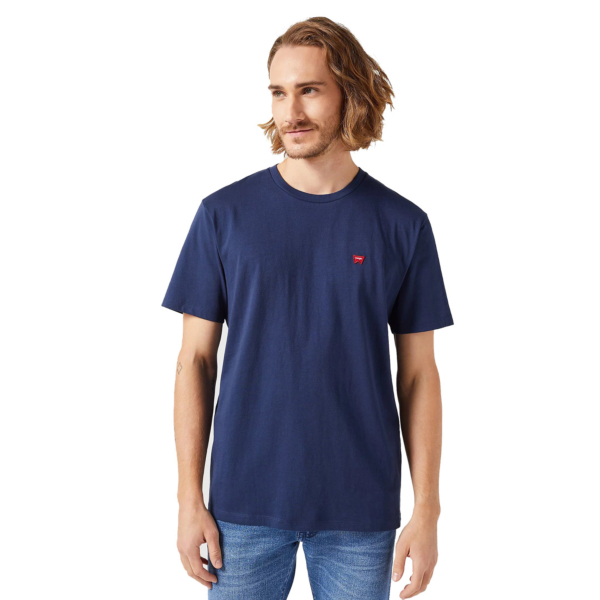 Wrangler Sign Off Men’s Tee - Navy (112350434)