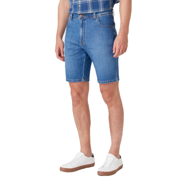 WRANGLER Texas Denim Shorts - Lite Blue (W11CQ187W)
