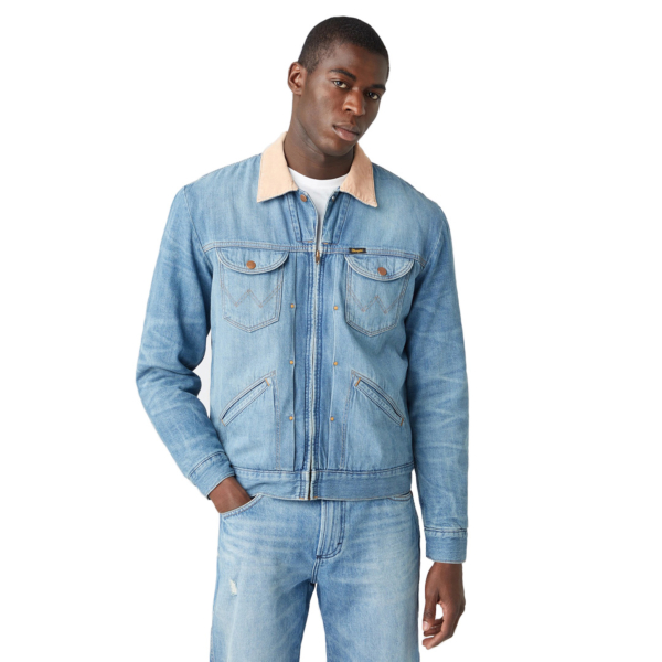 WRANGLER The Hot Hollywood Denim Jacket - Dusty Devil (W457ZB665) 