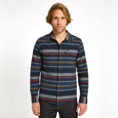 Lee Western Cotton Twill Men’s Regular Shirt - Mood Indigo (112355750) 