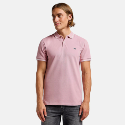 Lee Men's Pique Polo Regular Fit - Soft Mauve (112363856)
