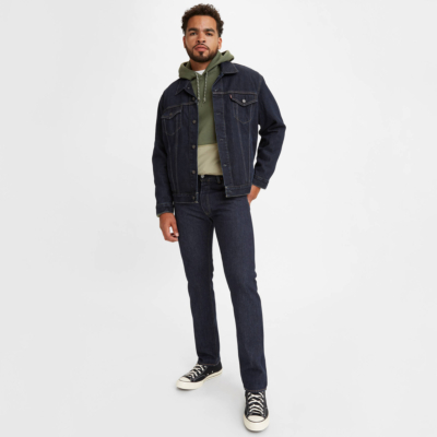 Levi's® 501® Τζιν Ανδρικό Ίσιο- Σκούρο Μπλε (00501-0101)