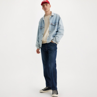 Levi’s® 501® Tapered Jean Ανδρικό - Μπλε Πετροπλυμένο (28894-0257) 