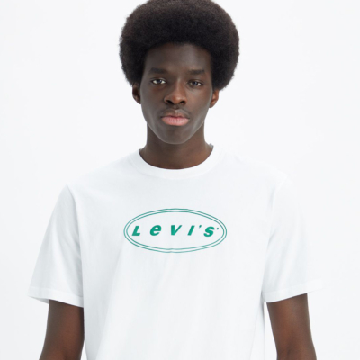 Levi's® Ανδρικό Μπλουζάκι με Λογότυπο - Λευκό (16143-1062)
