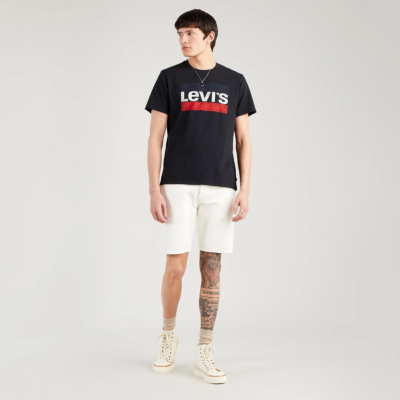 Levi's® Μπλουζάκι Ανδρικό ΛογότυποΜαύρο (39636-0050)