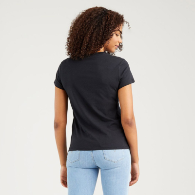 Levi’s® Μπλουζάκι Γυναικείο με Λογότυπο - Μαύρο