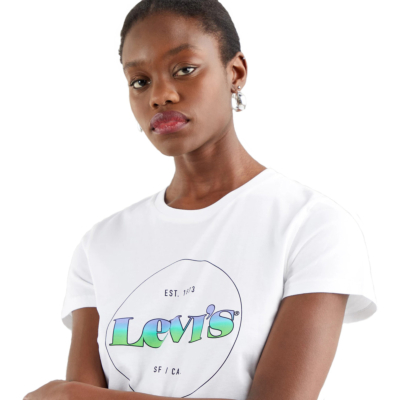 Levi’s® Μπλουζάκι Γυναικείο Λογότυπο Λευκό (17369-1295)