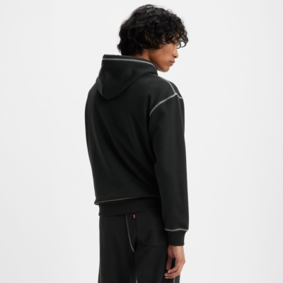 Levi’s® CoverStitch Relaxed Graphic Men's Hoodie - Caviar (A6274-0000) 