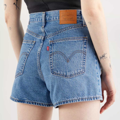 Levi’s® High Loose Denim Women Shorts - Number One (back pocket) 