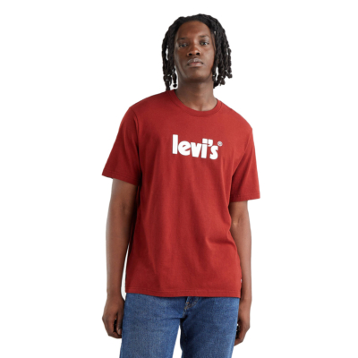 Levi's® Poster Logo Relaxed Tee - Fired Brick (16143-0394)

