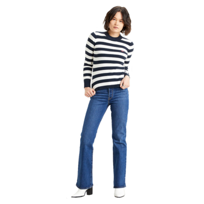 Levi’s® Ribcage Καμπάνα Τζιν Γυναικεία - Turn Up (36934-0001)