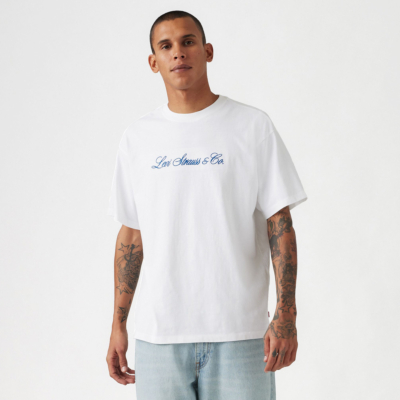 Levi's® Script Logo Vintage Fit Men’s Tee - White (87373-0213)
