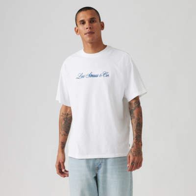 Levi's® Script Logo Vintage Fit Men’s T-Shirt in White (87373-0213)
