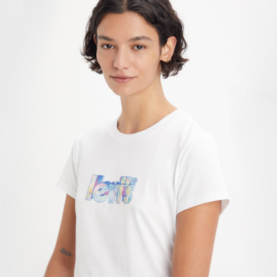 Levi’s® T-Shirt Γυναικείο με Λογότυπο - Λευκό (17369-2172)
