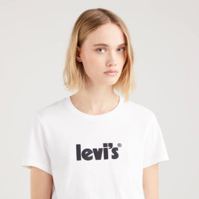 Levi’s® Μπλουζάκι Γυναικείο με Λογότυπο - Ζαχαρί (17369-1755)

