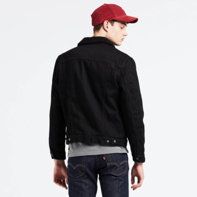 Levi’s® Sherpa Type 3 Denim Jacket in Berk (16365-0100) 