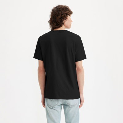 Levi’s® The Original Housemark V Neck T-shirt for Men in Mineral Black (85641-0001) 