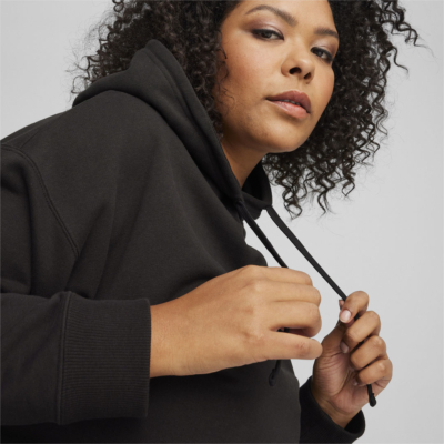 Puma Classics Cropped Women’s Hoodie in Black (624229-01) 
