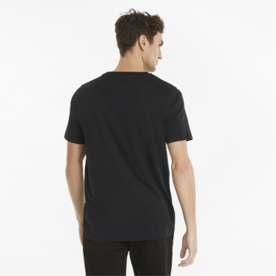 PUMA Interest Logo Graphic Men T-Shirt in Black (534652-01) 