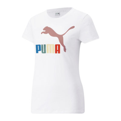 Puma T-Shirt Γυναικείο με Λογότυπο - Λευκό (534705-02) 