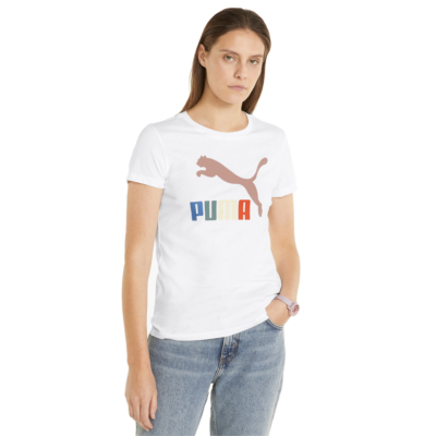 Puma Classics Logo Interest Tee - White (534705-02) 