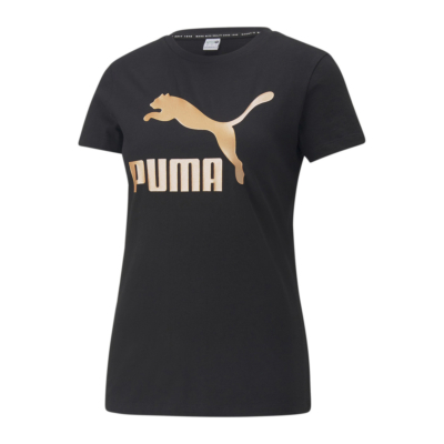 Puma Γυναικείο Μπλουζάκι με Λογότυπο - Μαύρο (534699-01) 