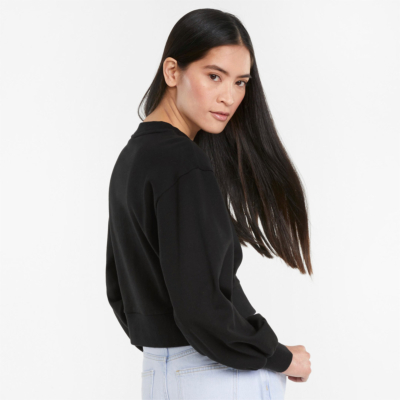 PUMA Classics Puff Sleeve Women Sweatshirt - Black (531616-01) 