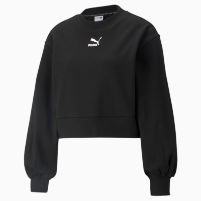 PUMA Classics Puff Sleeve Women Sweater - Black (531616-01) 