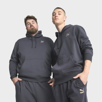Puma Classics Small Logo Men’s Relaxed Hoodie - Galactic Gray (535596-91) 